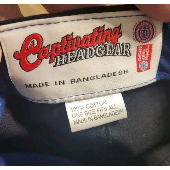 Florida Gators UF Black & Blue Hat Adjustable Strap Captivating Headwear - Picture 5 of 5